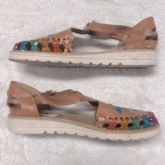 Colorful Embroidered Huaraches - Picture 7 of 9